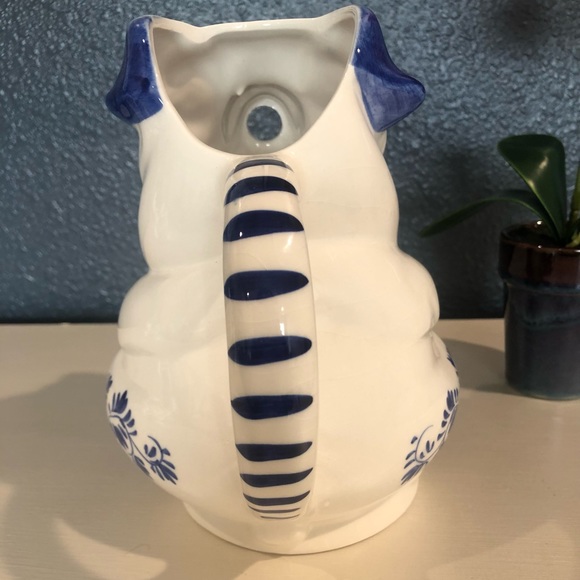 Vintage - Hand painted Delft Pitcher - Picture 4 of 9